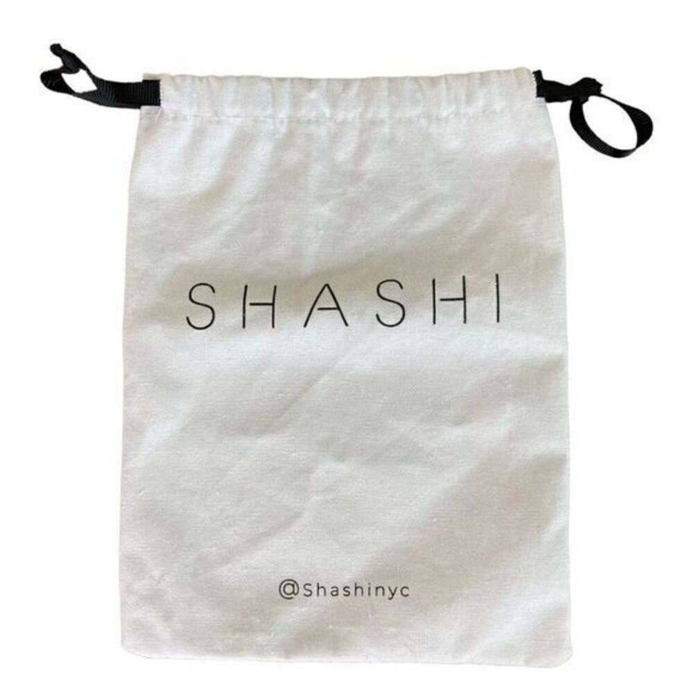 Shashi NYC White‎ Dust Storage Bag Jewelry Cover Headband Authentic Solid White